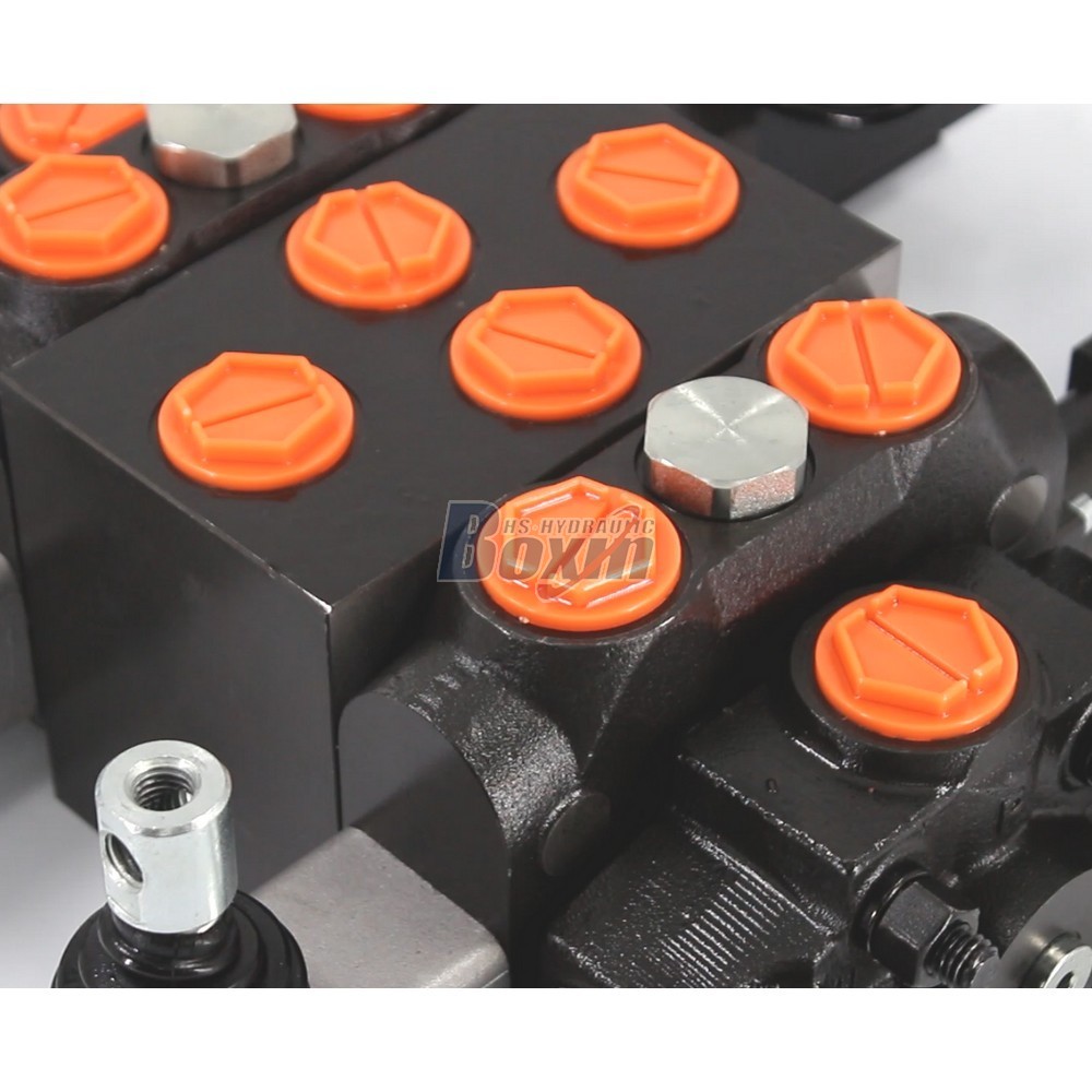 DCV200 Series Electric Motor Driven 2 Spool Sectional Hydraulic Valve detail image